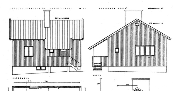 80-2333, Kaj Englund, Sosiaaliministeriön omakotityyppi no 41 (49 m2)